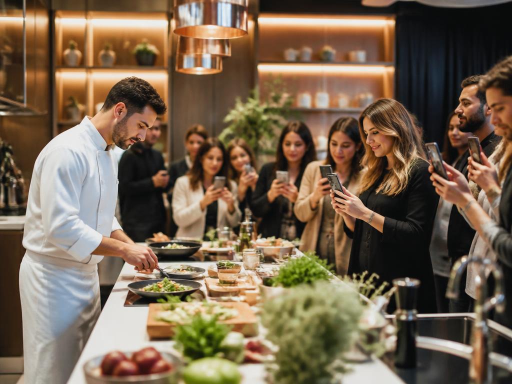 Evento de relaciones públicas con chefs